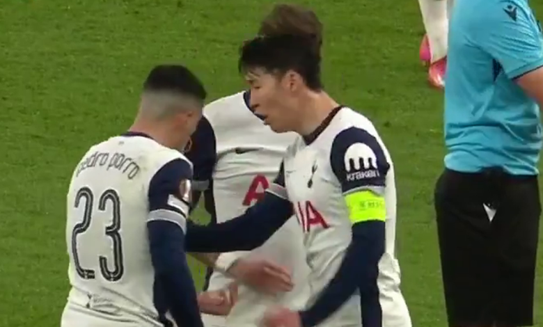 Son Breaks Up Spurs Teammates’ Fight in Europa Win vs AZ