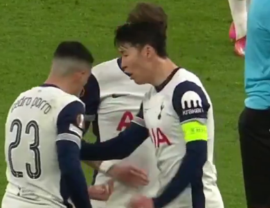 Son Breaks Up Spurs Teammates’ Fight in Europa Win vs AZ - Hesgoal