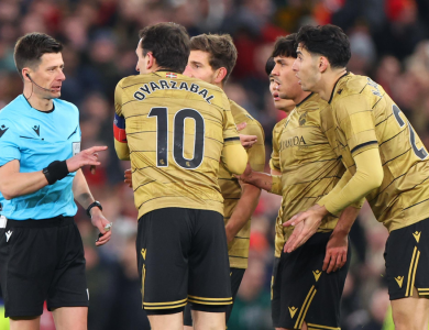 Real Sociedad Slams ‘Disgraceful’ Refereeing in Man Utd Match - Hesgoal